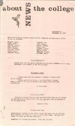 Newsletter II (Sept 16, 1974)