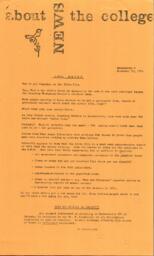 Newsletter X (Nov 12, 1974)