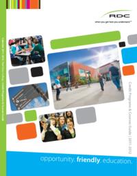 2011-2012 Credit Programs and Courses Guide
