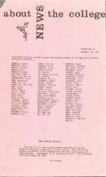 Newsletter XI (Nov 18, 1974)