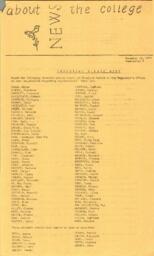 Newsletter X (Nov 13, 1973)