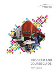 2015-2016 Program and Course Guide