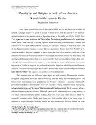 Moustaches and Hairpins: A Look at How America Sexualized the Japanese Geisha
