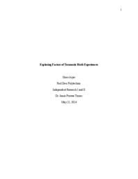 Exploring Factors of Traumatic Birth Experiences