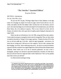 The Outsiders, Annotated Edition