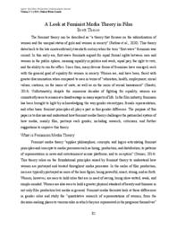 A Look at Feminist Media Theory in Film