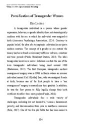 Pornification of Transgender Women