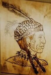 CA3 [Bas Relief Wood Mural 3]